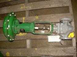Image 1" FISHER Globe Valve with Actuator 328220