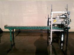 Image Case Conveyor w/ Powered Top Case Compression Unit and Roll On Dater 334545