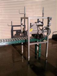 Image Case Conveyor w/ Powered Top Case Compression Unit and Roll On Dater 334546