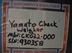 Image YAMATO Model CK02L-000 (CE301) Checkweigher 650610