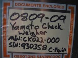 Image YAMATO Model CK02L-000 (CE301) Checkweigher 943192
