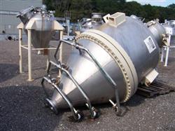 Image 750 Gallon BENDEL 304 Stainless Steel Cone Bottom Tank/Hopper 337963