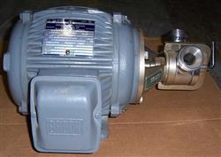 Image 2 HP JABSCO Pump w/ BROOK Electric Tenv Motor 340997