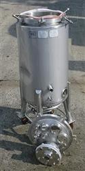 Image 40 Gallon FOUR CORP 316 L Stainless Steel Sanitary Jacketed Tank 370213