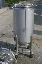 Image 40 Gallon FOUR CORP 316 L Stainless Steel Sanitary Jacketed Tank 370214