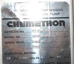 Image 3-15 HP CHEMETRON 3-Compressor Unit 433655