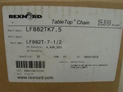 Image REXNORD Table Top Chain - LF882TK7.5, 2 boxes, NEVER USED 448977