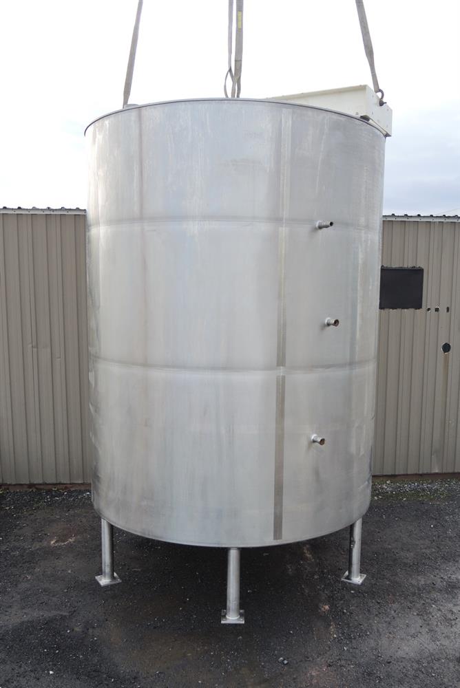 6340 Gallon HIGHLAND Tank with 15 HP Mixer | Pressure Rated Jacketed Tanks