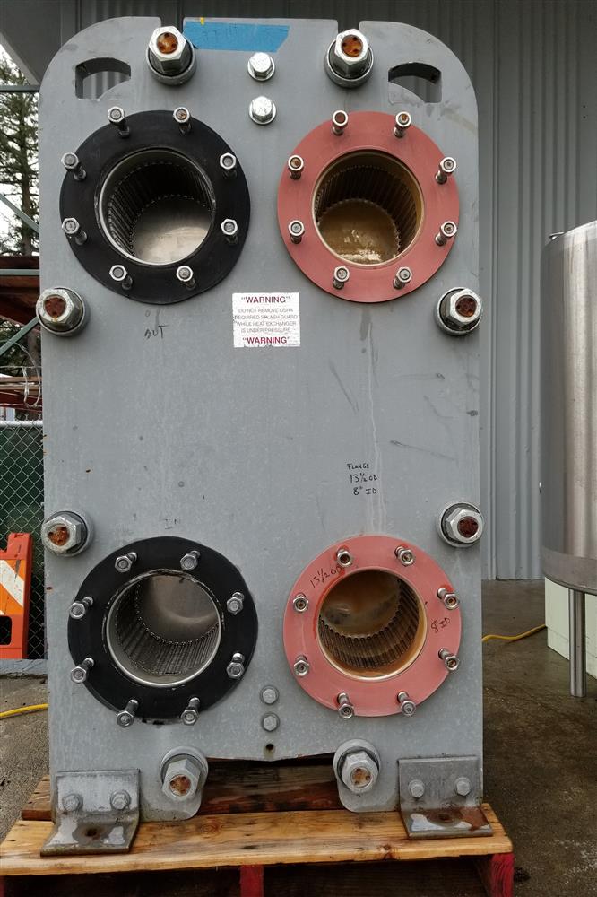 BELL AND GOSSETT Heat Exchanger - Stainless Steel, Food Grade | Plate ...