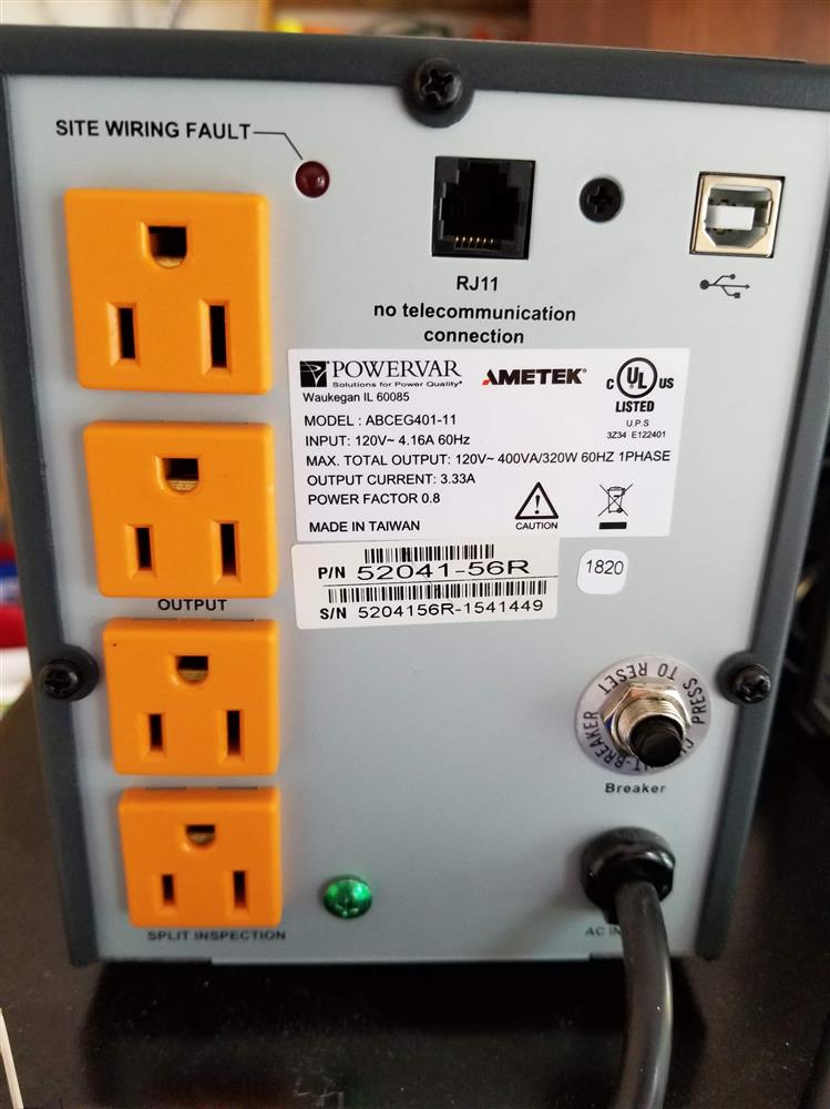 AMETEK Powervar Power Manager - Model ABCEG401-11 | Transformers and ...