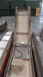 Flat to Incline Belt Conveyor with 2 inch Cleats | Cleated Conveyors ...