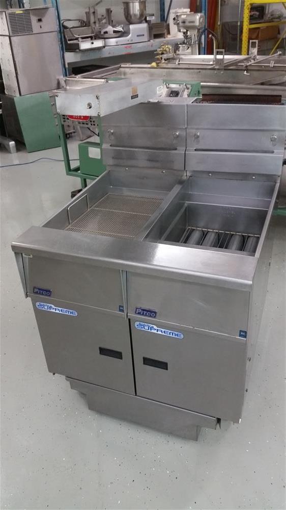 PITCO Soltice Supreme Gas Deep Fryer With Filter | Batch Fryers