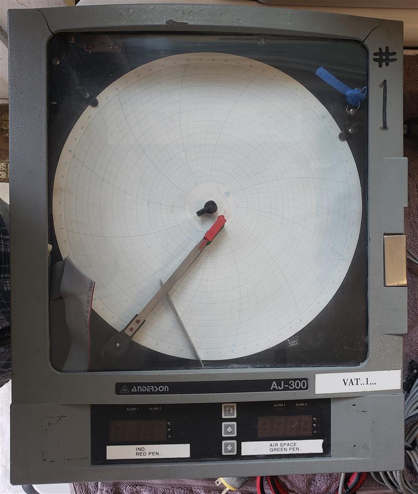 ANDERSON Chart Recorder with Probes Food Processing