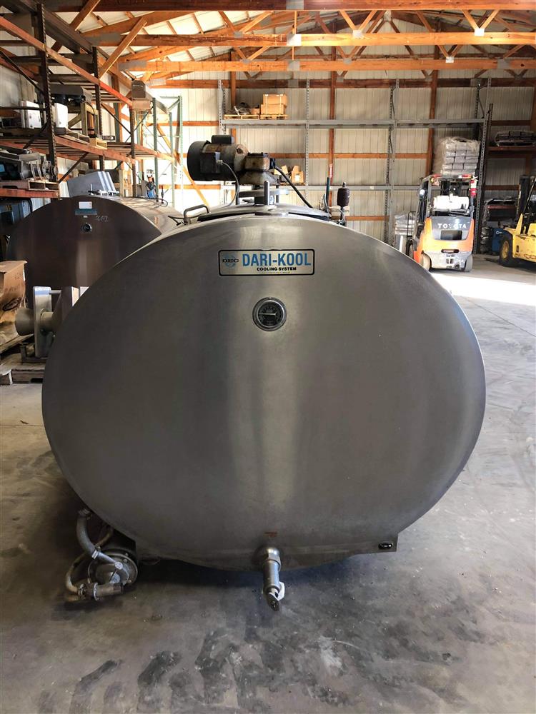 600 Gallon DARI-KOOL DKF Bulk Tank | Milk Tanks and Vats