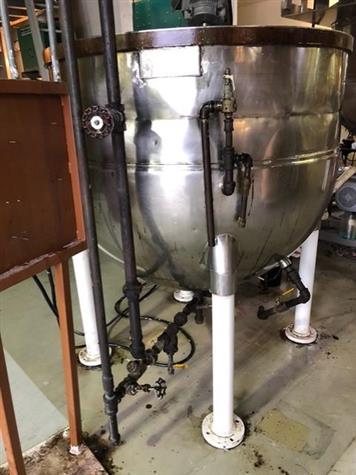 300 gallon steam kettle