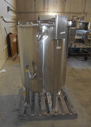 100 Gallon SANI-MATIC Jacketed Tank - Stainless Steel | Non Pressure ...