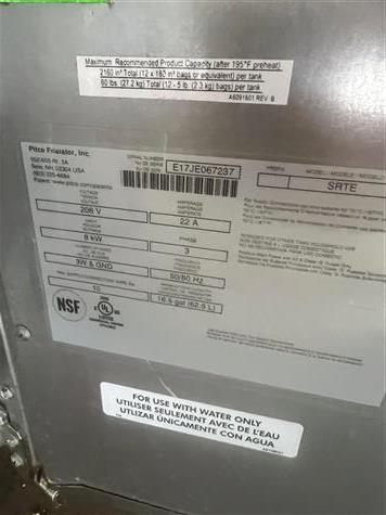 PITCO Frialator SRTE Commercial Floor Style Rethermalizer - Stainless ...