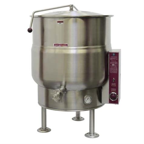 100 Gallon CROWN MARKET FORGE Electric Self Contained Steam Kettle ...