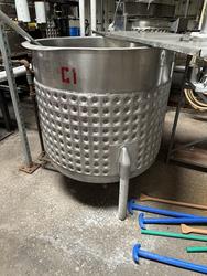 423210 - 170 Gallon WILLFLOW Dimple Jacketed Tank - Stainless Steel