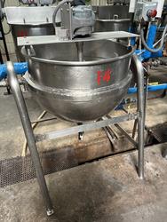 423233 - Approx 50 Gallon Hemispherical Bottom Kettle - Stainless Steel